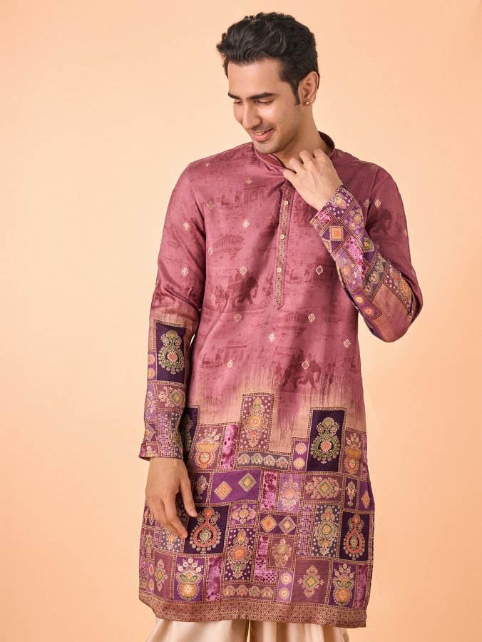 Rust Kurta Set